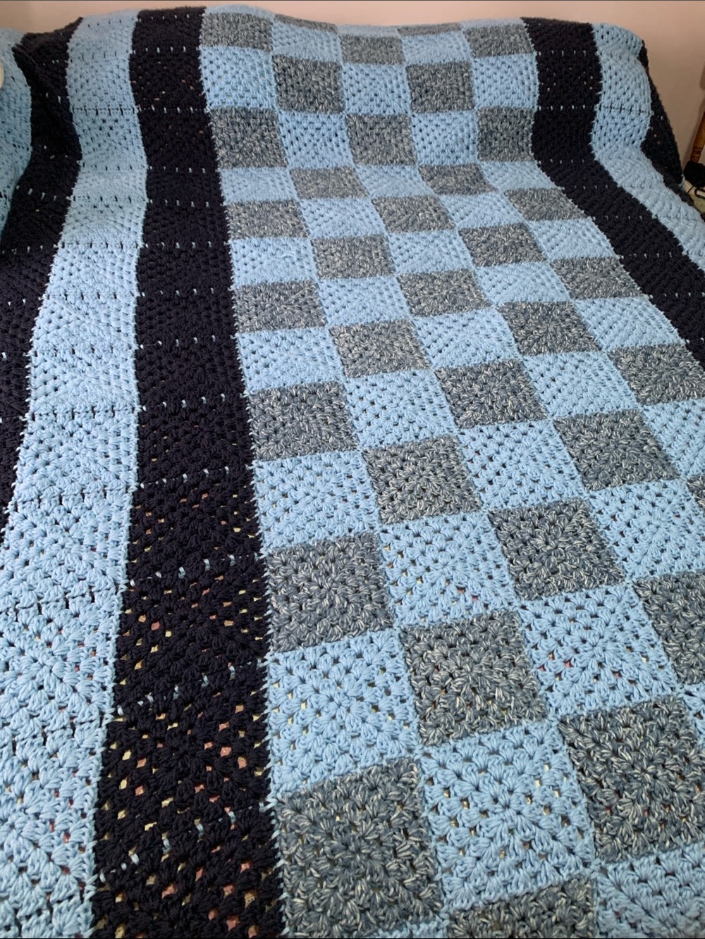 Hand Crochet Queen Size Blanket